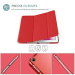 Procase Ipad 10 2 Case 2019 Ipad 7Th Generation Case Red Bundle With 2 Pack Ipad 10 2 7Th Gen Tempered Glass Screen Protector