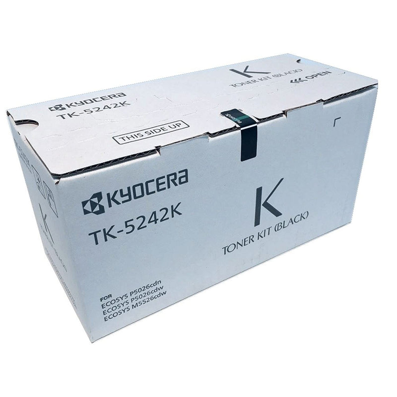 Kyocera 1T02R70Us0 Model Tk 5242K Black Toner Cartridge For M5526Cdw P5026Cdw Genuine Kyocera Up To 4000 Pages