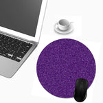 Purple Glitter Texture Mouse Pads Stylish Office Computer Accessory 8In 1