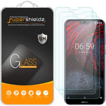 3 Pack Supershieldz Designed For Nokia 6 1 Plus Tempered Glass Screen Protector Anti Scratch Bubble Free