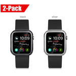 Fintie Compatible With Watch Series 5 4 Case 44Mm Built In Screen Protector Soft Tpu Overall Protective Case Hd Clear Ultra Thin Cover 2 Color Packs Black Silver