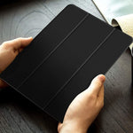 Case For Ipad Air 4 10 9 Inch 2020 With Pencil Holder Ultra Slim Soft Tpu Back And Trifold Stand Cover With Auto Sleep Wake Full Body Protective Smart Case Black