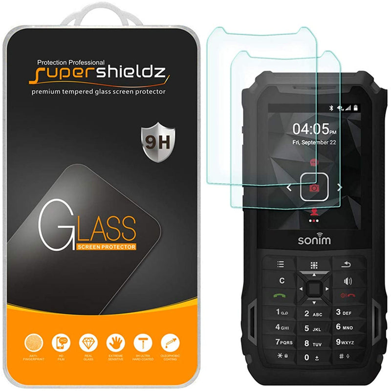 2 Pack Supershieldz Designed For Sonim Xp5S Tempered Glass Screen Protector Anti Scratch Bubble Free