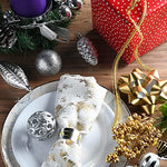 Christmas Ball Ornaments Set With Different Contrast Colors