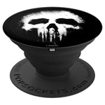 Marvel The Punisher Scary Grungy Skull Logo Grip And Stand For Phones And Tablets