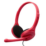 Edifier K550 Super Light Computer Headset For Communication Perfect For Call Center Or Reception Red