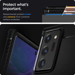 Spigen Rugged Armor Designed For Samsung Galaxy Note 20 Ultra 5G Case 2020 Matte Black