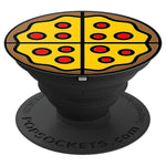 The Cartoon Pizza Grip And Stand For Phones And Tablets