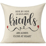 Cute Friendship Pillow Cover Gift