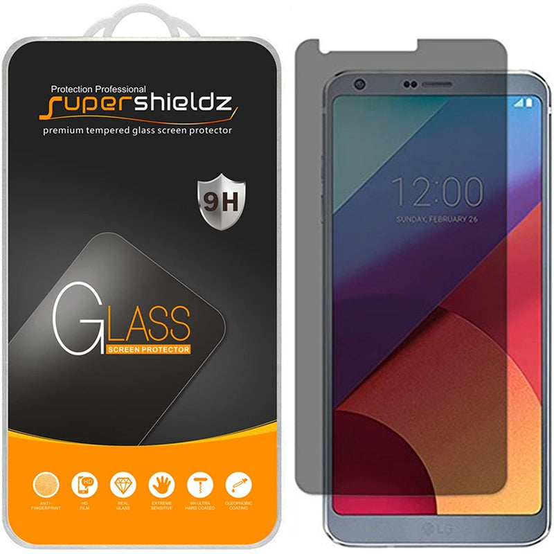 2 Pack Supershieldz Designed For Lg G6 Privacy Anti Spy Tempered Glass Screen Protector Anti Scratch Bubble Free