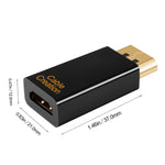 Dp To Hdmi Adapter 3 Pack Cablecreation 1080P Gold Plated Displayport To Hdmi Converter Male To Female 1 3V Black