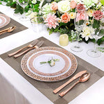 Disposable Dinnerware Set For Party Wedding Offices