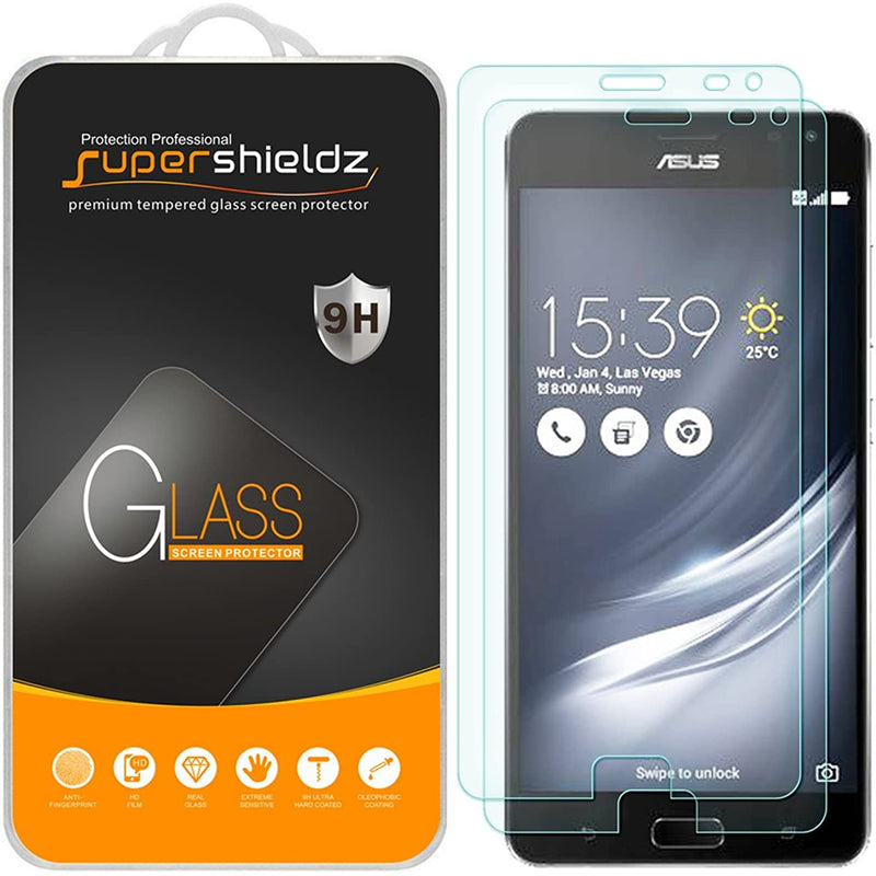 2 Pack Supershieldz Designed For Asus Zenfone Ar Tempered Glass Screen Protector Anti Scratch Bubble Free