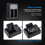 Np W126 Np W126S Battery Charger Dual Charger Built In Usb Cable For X S10 X Pro3 X Pro2 X Pro1 X T30 X T20 X T10 X T3 X T2 X100V X100F X E4 X E3 X E2 X E1 X A5 X A3 X A2 X A1
