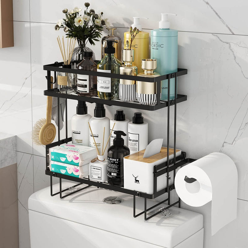 Bathroom Organizer Shelves Over The Toilet Storage