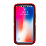Aicase Iphone X Xs Case 3 In 1 Scratch Resistant Drop Proof Heavy Duty Soft Tpu Hard Pc Hybrid Truly Shockproof Armor Protective For Iphone X Xs Red Black