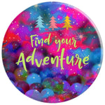 Colorful Find Your Adventure Grip And Stand For Phones And Tablets