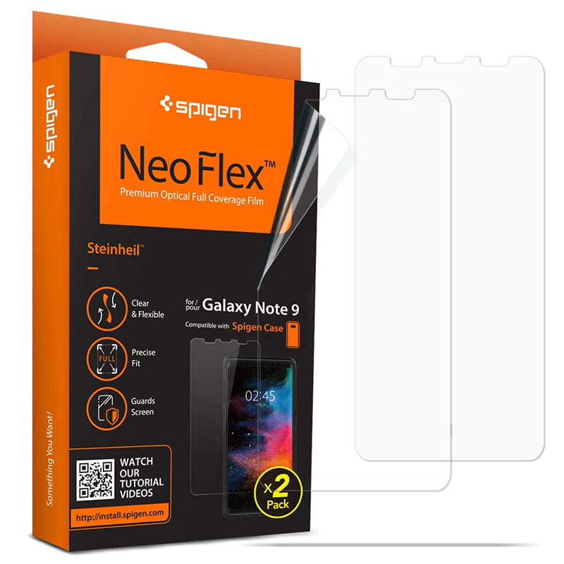 Spigen Neoflex Galaxy Note 9 Screen Protector Case Friendly For Samsung Galaxy Note 9 2018 Release 2 Pack