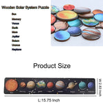 Solar System Puzzles For Kids Age 3 5 Wooden Space Jigsaw Planets Preschool Education Learning Montessori Toys For Toddlers 1 2 3 Year Old Boy Girl Christmas Birthday Gifts For Baby