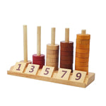 Montessori Toys For S Wooden Math Number S Counting And Manipulative Toys Basic Math Game Preschool Learning Educational Materials For S Kids 2 3 4 5 Years