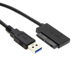 Cy Usb Adapter Cable Usb 3 0 To Micro Sata 7 9 16 Pin 1 8 90 Degree Angled Hard Disk Driver Ssd Adapter Cable 10Cm