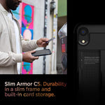 Spigen Slim Armor Cs Designed For Iphone Xr Case 2018 Black