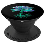 Guitar Tree With Roots Rock Music Player Pun Guitarist Pride Grip And Stand For Phones And Tablets