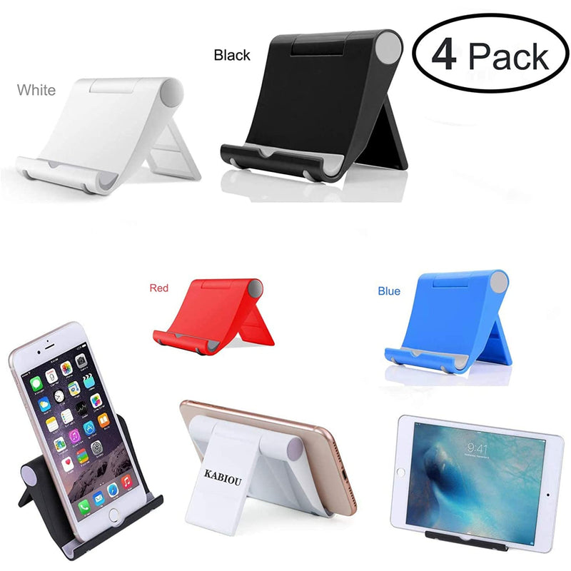 4 Packcell Phone Stand Holder For Desk Multi Angle Tablet Stand Universal Smartphones For Holder Tablets4 11 Compatible With Phone X Xs Xr 8 8 Plus 7 7 Plus Galaxy S8 S7Note8 Ipad Mini