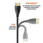 Cmple Ultra Slim High Speed Hdmi Cable Hdmi 2 0 Hdtv Cable Supports Ethernet 3D 4K And Audio Return 10 Feet