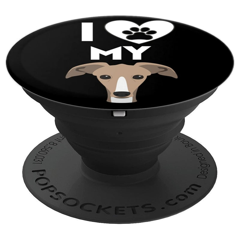 I Love My Dog Italian Greyhound Breed Gift Grip And Stand For Phones And Tablets