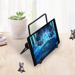Foldable Tablet Stand Adjustable Portable Metal Holder Cradle Tablet Stand For 9 12 9 Inch Tablet Pc E Reader Etc Black Big