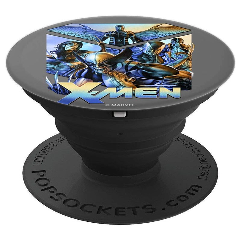 Marvel X Men Group Action Shot Blue Gradient Grip And Stand For Phones And Tablets
