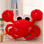 Fuzzy Super Soft Pluhsie Crab Stuffed Toy