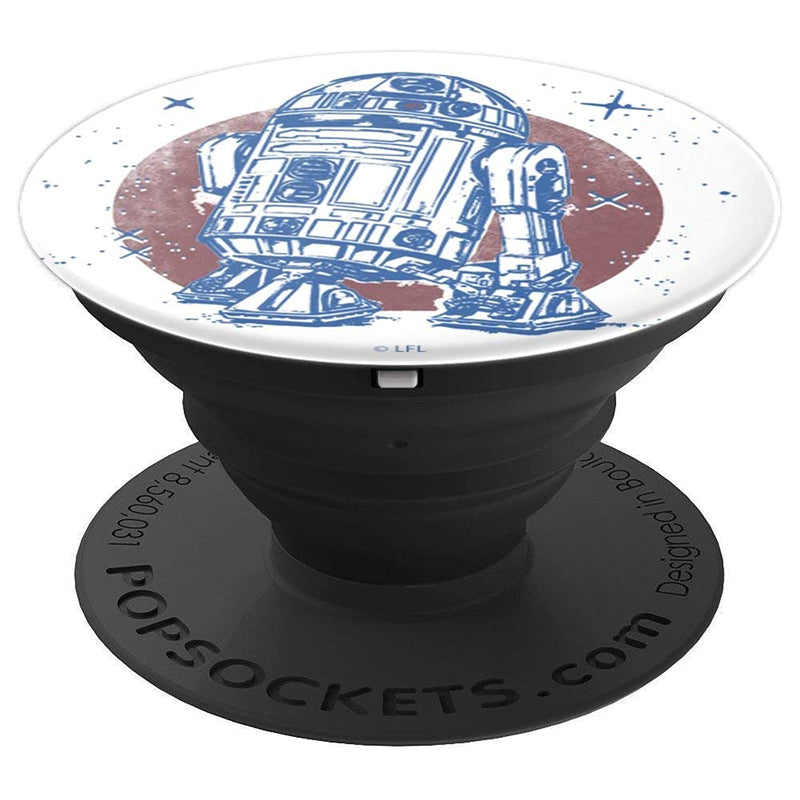 Star Wars R2D2 Vintage Portrait In The Stars Grip And Stand For Phones And Tablets