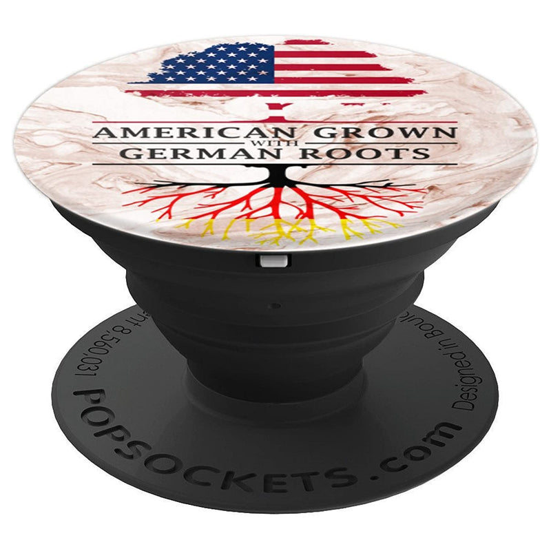 American Grown With German Roots Germany Marble Design Grip And Stand For Phones And Tablets
