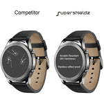 3 Pack Supershieldz Designed For Samsung Galaxy Watch 3 41Mm And Galaxy Watch 42Mm Tempered Glass Screen Protector Anti Scratch Bubble Free
