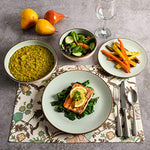 Classic Double Bowl Dinnerware Set Service For 4 16Pcs