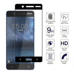 2 Pack Orzero Compatible For Nokia 5 Tempered Glass Screen Protector Full Coverage 2 5D Arc Edges 9 Hardness Hd Anti Scratch Anti Fingerprint Replacement