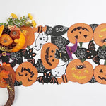 Large Cutwork Embroidered Outdooor Table Runner for Halloween