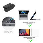 Macbook Pro 13 Case 2020 Release A2289 A2251 With Keyboard Skin Cover Bundle With Silicone Port Plugs Cover Set Dust Cups For Macbook Pro 13 15 16 12 Inch