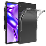 Mach Tpu Protective Case For Galaxy Tab S7 Plus2020 Shockproof Tpu Cover With Smart S Pen Holder Transparent