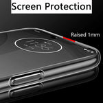 Moto E5 Play Case Motorola E5 Cruise Phone Case Slim Thin Soft Skin Silicone Transparent Tpu Gel Lightweight Anti Scratch Shockproof Raised Bezels Protective Cases Cover For Moto E5 Play Crystal Clear