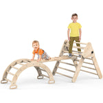 Foldable Climbing Triangle Ladder Toys With Ramp