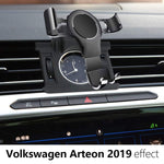 Lunqin Car Phone Holder For Volkswagen Arteon 2019 Auto Accessories Navigation Bracket Interior Decoration Mobile Cell Phone Mount