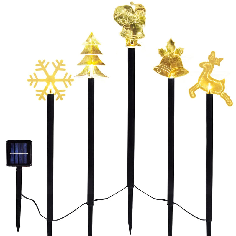 Solar Christmas Stake Lights
