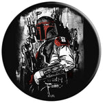 Star Wars Boba Fett Artsy Contrast Portrait Painting Grip And Stand For Phones And Tablets