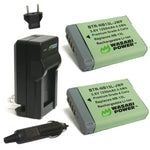 Wasabi Power Nb 13L Battery 2 Pack And Charger For Canon Powershot G1 X Mark Iii G5 X G7 X G7 X Mark Ii G9 X G9 X Mark Ii Sx620 Hs Sx720 Hs Sx730 Hs Sx740 Hs