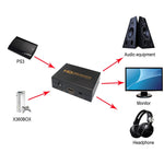 Hdmi To Dvi Spdif Headphone Hdmi To Dvi Coaxial Audio Video Converter Box Adapter With Us Power Adapter For Ps3 Blue Ray Dvd