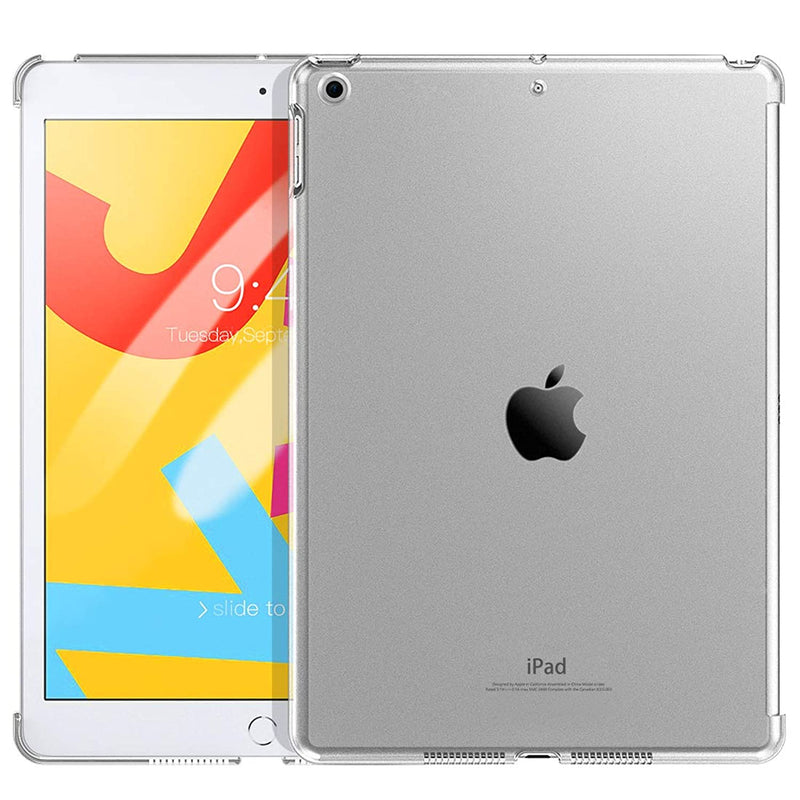 Timovo Case Fit New Ipad 7Th Generation 10 2 2019 Compatible With Official Smart Cover Slim Translucent Frosted Back Shell Hard Case Cover Fit Ipad 10 2 Inch Retina Display Frosted Clear