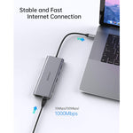 Usb C Docking Station Usb C Hub 13 In 1 Triple Display With 65W Pd Charging 2 Hdmi Dp Usb C Date Transfer 3 Usb 3 0 Ports 2 Usb 2 0 Ports Sd Tf Readers For Macbook Pro And Type C Laptops